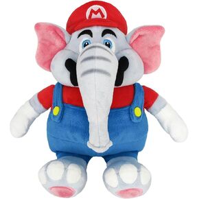 Little Buddy Super Mario Bros. Wonder Elephant Mario Plush, 10"