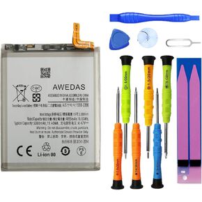 Replacement Battery for Galaxy S23 Ultra Compatible for Samsung Galaxy S23 Ultra SM-S918U SM-S918U1 SM-S918B/DS S23 Ultra Battery and Tool Kits