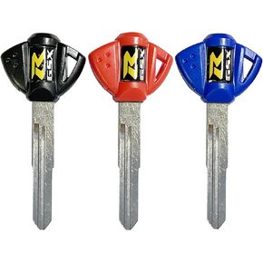 3 حزمة من شفرات المفاتيح غير المقطوعة للدراجات النارية مفاتيح فارغة فوب متوافقة مع سوزوكي GSXR 600 750 1000 GSF 650 GSX1300R هايابوسا Gixxer in Kuwait