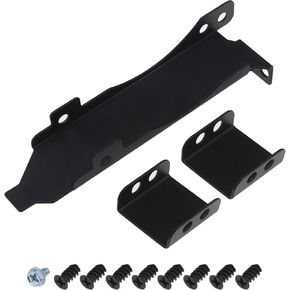 1 Set PCI Heat Sink Dual Fan Brackets Metal Graphics Card Cooling Slot Brackets for One or Two 80mm or 90mm Fan Mount Computer Chassis Brackets Black