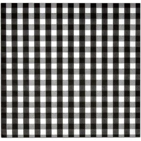 Gift Boutique 100 Blue and White Gingham Cocktail Napkins Disposable Paper Checkered Plaid Dinner Beverage Napkin for Summer Picnic Barbecue Wedding Baby & Bridal Shower Dinnerware Table Decorations