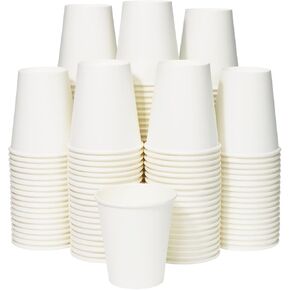 200 Count 6 OZ Heavy-duty Paper Cups, Coffee Cups, Disposable Hot and Cold Cup