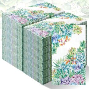 200 Pcs Floral Guest Napkins 2 Ply Wildflower Disposable Guest Towels for Bathroom Floral Bathroom Paper Hand Towels for Home Bathroom Kitchen Holiday Party Supplies Wildflower Party Decorations