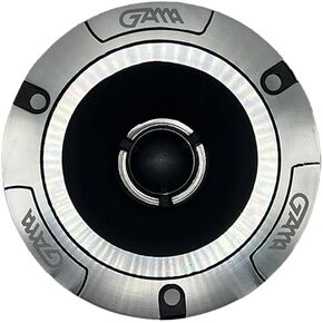 Super Bullet Tweeter in Silver 3" Aluminum Frame and Diaphragm 300 Watts Max 60W RMS 4 Ohms Built in Crossover (1)