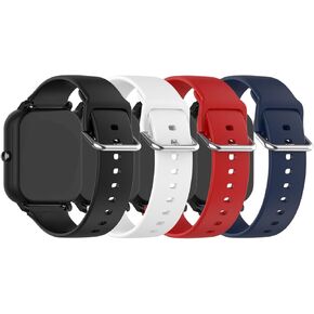 E ECSEM Soft Silicone Bands Compatible for Hwagol G28 & Hwagol G20 Smart Watch Replacement Quick Release Silicone Wacth Strap Bands for Hwagol for Women&Men