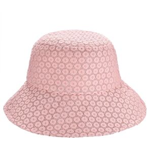boderier Sun Hats for Women Summer Casual Wide Brim Floral Lace Bucket Hat Beach Vacation Travel Accessories