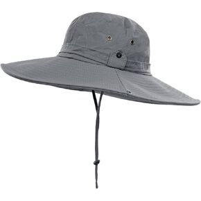 Surblue Wide Brim Sun Hat UV Sun Protection Bucket Hat for Fishing, Hiking, Camping