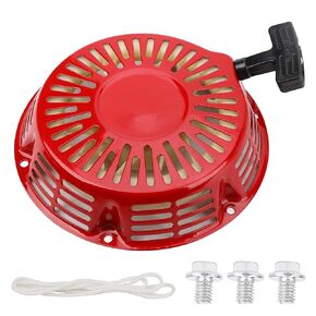 Predator 212 Pull Start Assembly, Replacement Predator 212cc Recoil Starter 5.5HP 6.5HP 7HP Coleman CT200U BT200X Trail CT200U-EX TrailMaster MB200 Go Kart Champion 196cc Generator Pull Starter Kit