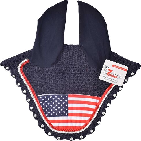 US Flag All Purpose English Saddle Pad 4th July Horse Riding Pad | Fly Bonnet | Horse Riding Equestrian Saddle Pad in Saudi Arabia