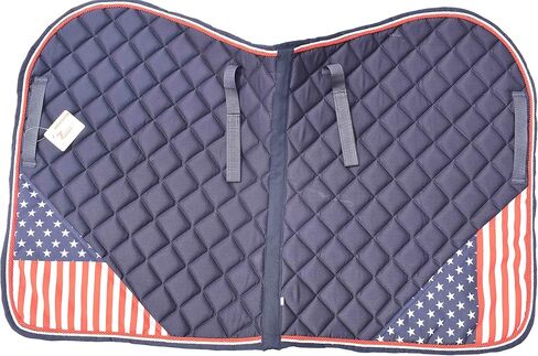 US Flag All Purpose English Saddle Pad 4th July Horse Riding Pad | Fly Bonnet | Horse Riding Equestrian Saddle Pad in Saudi Arabia