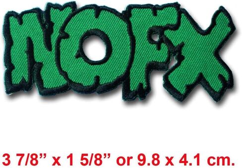 اللون الأخضر NOFX يمكن كيه أو خياطته على رقعة مطرزة بديلة لفرقة الهيب هوب البانك روك in Kuwait