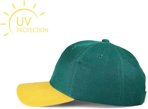 Two-Tone Baseball Cap Men Women - Classic Style Adjustable in Saudi Arabia