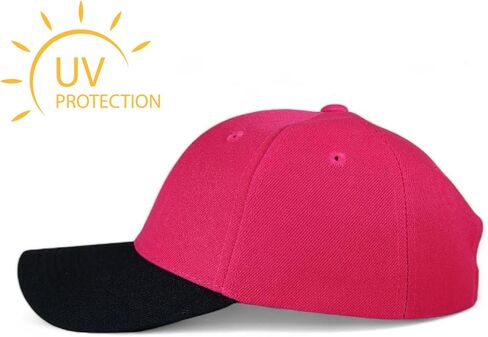 Two-Tone Baseball Cap Men Women - Classic Style Adjustable in Saudi Arabia