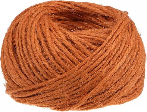 uxcell 1mm Natural Jute Twine String 82 Feet 3 Ply Arts and Crafts Jute Rope Gift Embellishments Wrapping Twine for Decoration Crafting Bundling, Black in Saudi Arabia