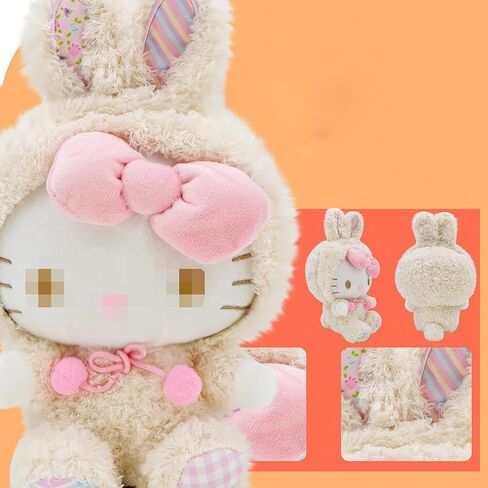 8 inch Rabbit Plush Toy,Cute Rabbit Stuffed Animals Doll Cartoon Anime Plush Figure Toy,Birthday Gifts for Girls and Children (Purple) in Saudi Arabia