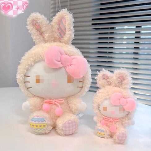 8 inch Rabbit Plush Toy,Cute Rabbit Stuffed Animals Doll Cartoon Anime Plush Figure Toy,Birthday Gifts for Girls and Children (Purple) in Saudi Arabia
