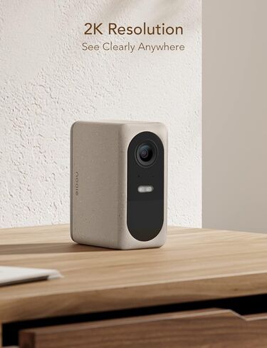 nooie Pro Cam، كاميرا أمان لاسلكية 2K Spotlight، خارجية/داخلية، رؤية ليلية ملونة، قابلة لإعادة الشحن، واي فاي، التحكم الصوتي، تخزين محلي، كاميرا إضافية (تتطلب محطة أساسية، غير متضمنة) in Kuwait