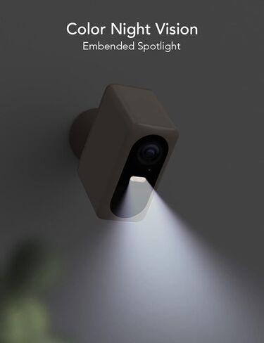 nooie Pro Cam، كاميرا أمان لاسلكية 2K Spotlight، خارجية/داخلية، رؤية ليلية ملونة، قابلة لإعادة الشحن، واي فاي، التحكم الصوتي، تخزين محلي، كاميرا إضافية (تتطلب محطة أساسية، غير متضمنة) in Kuwait