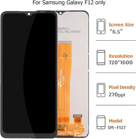 لهاتف Samsung Galaxy F12 F127 【Original】 استبدال الشاشة SM-F127G SM-F127G/DS SM-F127F/DS شاشة LCD تعمل باللمس محول رقمي مجموعة إصلاح كاملة للتجميع، مع أدوات in Saudi Arabia
