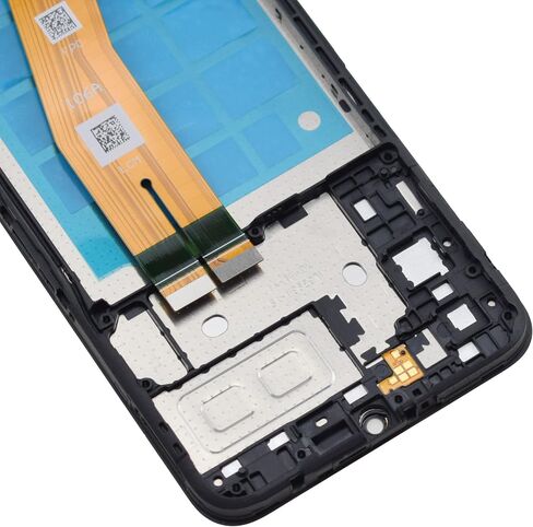 Full LCD Digitizer Touch Screen Assembly Replacement for Samsung Galaxy A04e SM-A042F Black with Toolkit and Screen Frame in Saudi Arabia
