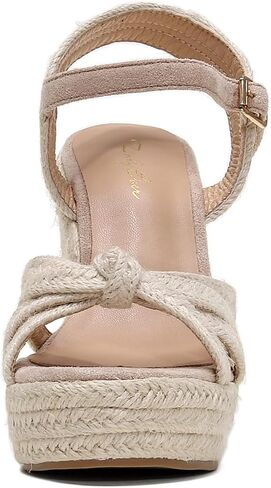 Wedge Sandals for Women with Woven Raffia Upper, High Heel Espadrille Platform Sandals with Braided Knot Ankle Strap Sandals in Saudi Arabia
