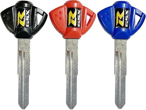 3 حزمة من شفرات المفاتيح غير المقطوعة للدراجات النارية مفاتيح فارغة فوب متوافقة مع سوزوكي GSXR 600 750 1000 GSF 650 GSX1300R هايابوسا Gixxer in Kuwait
