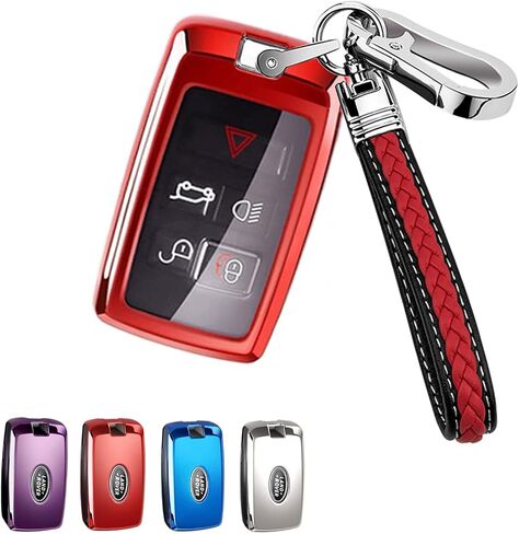 for Land Rover Key Fob Cover,TPU Soft Car Key Protector Compatible with Vogue Range Rover Discovery Sport Evoque in Saudi Arabia
