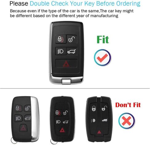 for Land Rover Key Fob Cover,TPU Soft Car Key Protector Compatible with Vogue Range Rover Discovery Sport Evoque in Saudi Arabia