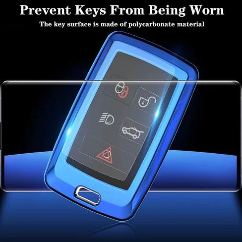 for Land Rover Key Fob Cover,TPU Soft Car Key Protector Compatible with Vogue Range Rover Discovery Sport Evoque in Saudi Arabia