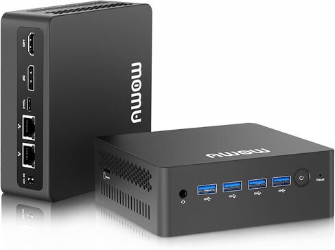 جهاز كمبيوتر صغير ثنائي الشبكة المحلية Intel N5095 يصل إلى 2.9 جيجا هرتز، 8 جيجا بايت SODIMM 256 جيجا بايت SSD، أجهزة كمبيوتر مكتبية صغيرة 4K@60 هرتز شاشة ثلاثية، جيجابت إيثرنت x2 كمبيوتر شخصي صغير لصناعة الأعمال المنزلية in Saudi Arabia