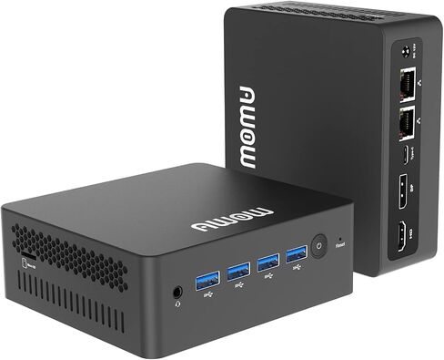 جهاز كمبيوتر صغير ثنائي الشبكة المحلية Intel N5095 يصل إلى 2.9 جيجا هرتز، 8 جيجا بايت SODIMM 256 جيجا بايت SSD، أجهزة كمبيوتر مكتبية صغيرة 4K@60 هرتز شاشة ثلاثية، جيجابت إيثرنت x2 كمبيوتر شخصي صغير لصناعة الأعمال المنزلية in Saudi Arabia