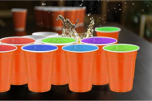 120 قطعة 16 أونصة أكواب بلاستيكية وردية ساخنة أكواب شرب بلاستيكية وردية 16 أونصة أكواب بلاستيكية للاستعمال مرة واحدة 16 أونصة أكواب للحفلات للشرب وتذوق الوجبات الخفيفة وحفلات الشواء والنزهات in Kuwait