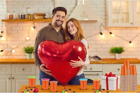 120 قطعة 16 أونصة أكواب بلاستيكية وردية ساخنة أكواب شرب بلاستيكية وردية 16 أونصة أكواب بلاستيكية للاستعمال مرة واحدة 16 أونصة أكواب للحفلات للشرب وتذوق الوجبات الخفيفة وحفلات الشواء والنزهات in Kuwait