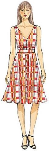 Vogue Patterns V9053 Misses' Dress Sewing Template, A5 (6-8-10-12-14) in Saudi Arabia