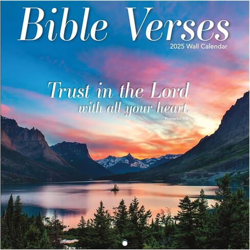 TURNER PHOTOGRAPHIC Bible Verses Photo Mini Wall Calendar (25998950001) in Saudi Arabia