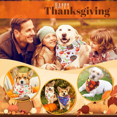 Sanwuta 240 Pcs Holiday Dog Bandanas Halloween Dog Bandanas Thanksgiving Christmas Dog Bandanas for Dog Scarf Bibs Dog Kerchief Set Dog Bandanas for Halloween Thanksgiving Christmas Pet Costume in Saudi Arabia