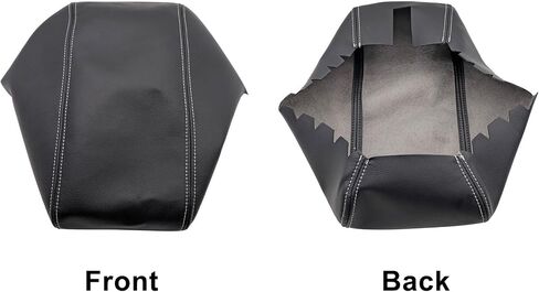 Leather Center Console Lid Armrest Cover Black Compatible with Jeep Grand Cherokee 2011 2012 2013 2014 2015 2016 2017 2018 2019 (only leather part) in Saudi Arabia