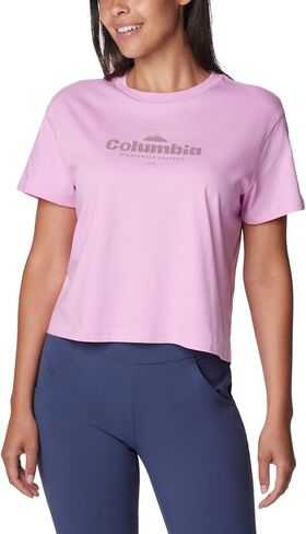 Columbia Women's North Cascades Cropped Tee in Saudi Arabia