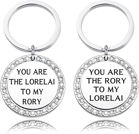 2pcs You're The Lorelai To My Rory Keychain Set Mother Daughter Matching Gift Tv Show Lover Gift Sister Gift (keychain set) in Saudi Arabia