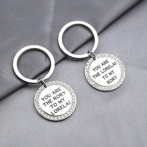 2pcs You're The Lorelai To My Rory Keychain Set Mother Daughter Matching Gift Tv Show Lover Gift Sister Gift (keychain set) in Saudi Arabia