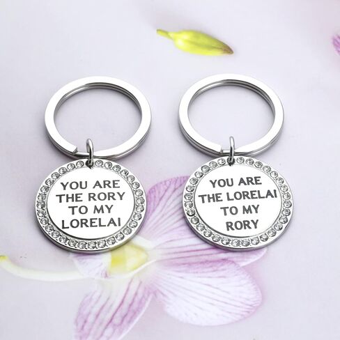 2pcs You're The Lorelai To My Rory Keychain Set Mother Daughter Matching Gift Tv Show Lover Gift Sister Gift (keychain set) in Saudi Arabia
