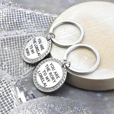 2pcs You're The Lorelai To My Rory Keychain Set Mother Daughter Matching Gift Tv Show Lover Gift Sister Gift (keychain set) in Saudi Arabia