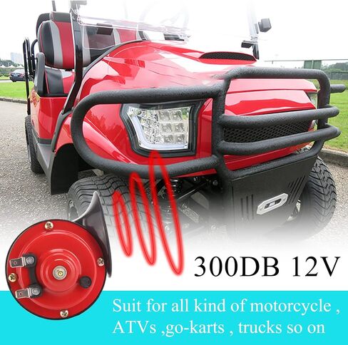 10L0L Universal Golf Cart 12 Volt Horn Kit Floor Mount Button For EZGO Club Car Yamaha in Saudi Arabia
