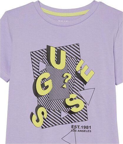GUESS Boys' Short Sleeve Screen Print Jersey Tee in Saudi Arabia