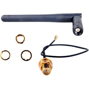 2.4G 3DBI Gain WiFi Antenna with U.FL to Female SMA Cable for Arduino ESP8266 ESP32 ESP-07 ESP32-WROOM-32U
