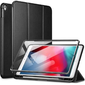 SURITCH Case for iPad Air 3 2019(3rd Gen)/iPad Pro 10.5 2017,[Built-in Screen Protector][Pencil Holder] Full Body Trifold Stand Protective Case Cover with Auto Wake/Sleep for Apple iPad-Purple Marble