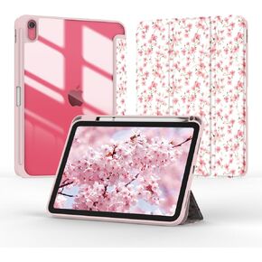 Case for iPad 10th Generation 2022 10.9 inch, Slim Lightweight Tri-Fold Smart Folio Auto Wake/Sleep with Clear Back Cover/Pencil Holder for iPad 10 Gen 10.9"(Glitter Pink) in Kuwait