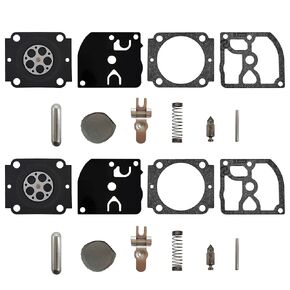 2 Pack RB-155 Carburetor Rebuild Diaphragm Gasket for ZAMA RB-155 fit C1M-S146A-B C1M-S151A-B C1M-S145A-B