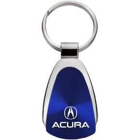 Au-TOMOTIVE GOLD Tear Drop Key Chain for Acura (Blue)
