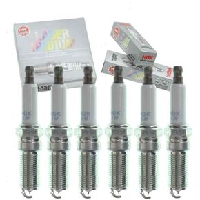 6 pc NGK Laser Iridium Spark Plugs compatible with Chevrolet Camaro 3.6L V6 2010-2015